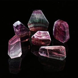 Natural Fluorite Sculpture Display Decorations, for Home Office Desk, Mixed Shapes