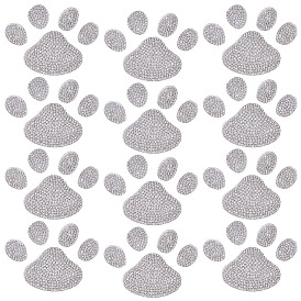 12 Bags Footprint Hotfix Rhinestone, Hot Melt Adhesive on the Back, Rhinestone Trimming