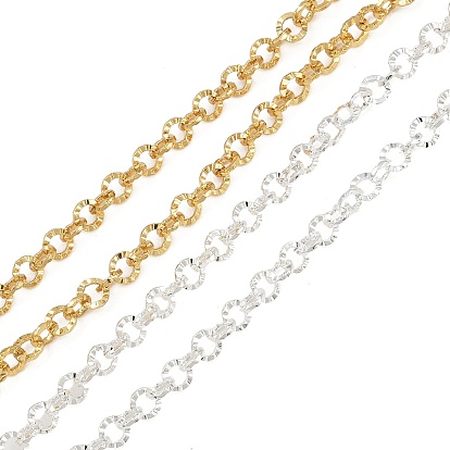 Латунные текстурированные цепи роло, пайки, с катушкой