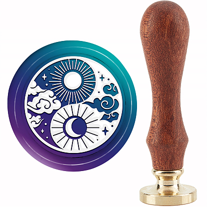 Латунная восковая печать штамп с ручкой, для diy scrapbooking