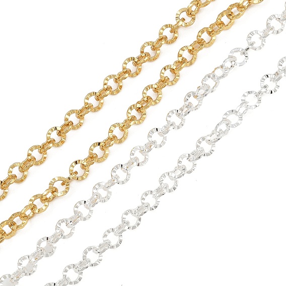 Латунные текстурированные цепи роло, пайки, с катушкой