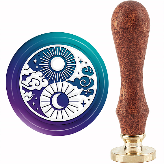 Латунная восковая печать штамп с ручкой, для diy scrapbooking