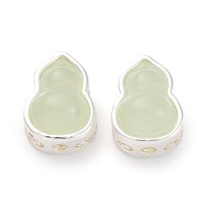 Латунные бусины, без кадмия, без никеля и без свинца, со стеклом, Горлянка