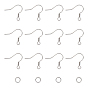 316 Surgical Stainless Steel Earring Hooks, Ear Wire, with 304 Stainless Steel Open Jump Rings