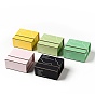 Cardboard Paper Jewelry Gift Boxes, with Square Plastic & PE FILM Floating Jewelry Display Cases, Rectangle with Word