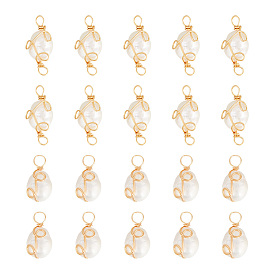 Набор для поиска поделок для изготовления ювелирных изделий, включая подвески и подвески из натурального жемчуга класса АА, с обмоткой из медной проволоки