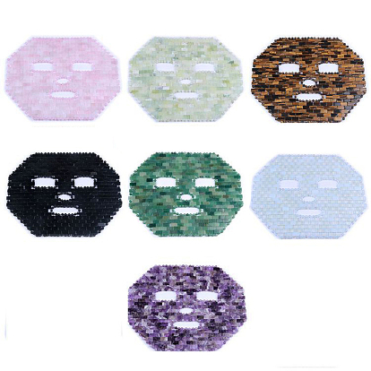 Маски для сна из натуральных и синтетических драгоценных камней, инструменты для косметического массажа для охлаждающего массажера для лица, инструменты для медитации йоги