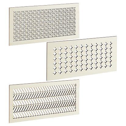 Plywood Air Vent Cover for Wall or Ceiling, Rectangle