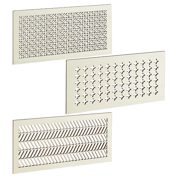 Plywood Air Vent Cover for Wall or Ceiling, Rectangle