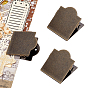 2Pcs Iron Sticky Note Clips, Office Supplies, Square