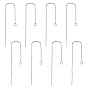 10 Pairs 304 Stainless Steel Earring Findings, Ear Threads