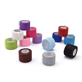 Sparkle Lace Fabric Ribbons, with Glitter Powder, for Wedding Party Decoration, Skirts Decoration Making
