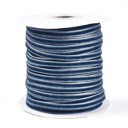 Бархатная лента, одна сторона, для подарочной упаковки, оформление партии, плоский, с катушками