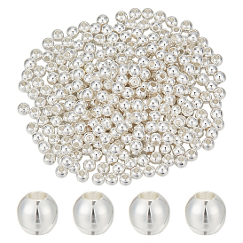 320 шт. латунные цельные круглые бусины, без свинца, без кадмии и без никеля