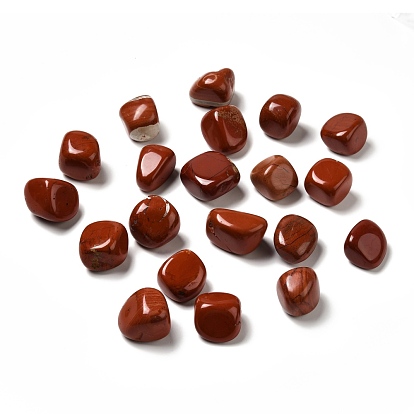 Natural Red Jasper Beads, No Hole, Nuggets, Tumbled Stone, Healing Stones for 7 Chakras Balancing, Crystal Therapy, Meditation, Reiki, Vase Filler Gems