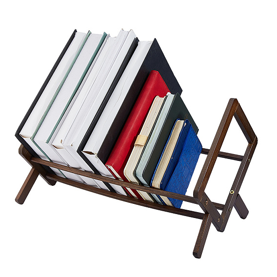 Книжные полки из бамбука, настольные подставки для книг и журналов