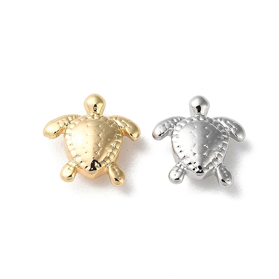 Стойки обшивки латунные бусины, без кадмия, без никеля и без свинца, Морская черепаха