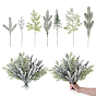 70 шт. 7 стили искусственные сосновые ветки из искусственной хвои и железа, с пенопластовой искусственной рождественской ягодой, для украшения Кристмас