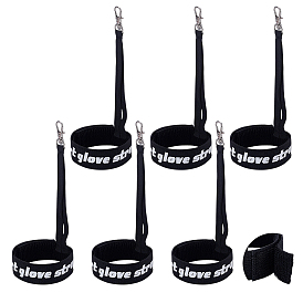 3 paires de dragonnes pour gants de ski en nylon