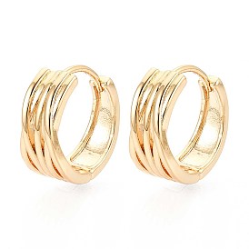 Латунные серьги обруча, кольцо, без никеля 