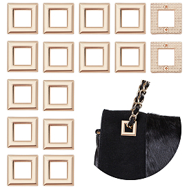 Фурнитура для люверсов из цинкового сплава, резьбовая втулка, квадратный