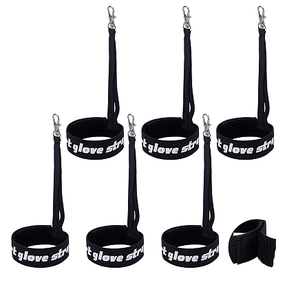 3 paires de dragonnes pour gants de ski en nylon