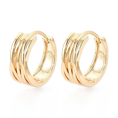 Латунные серьги обруча, кольцо, без никеля 