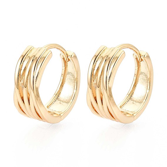 Латунные серьги обруча, кольцо, без никеля 