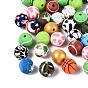 Printed Silicone Beads, Round