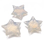 Perles opalite, pas de trous / non percés, cahoteuse, étoile martelée