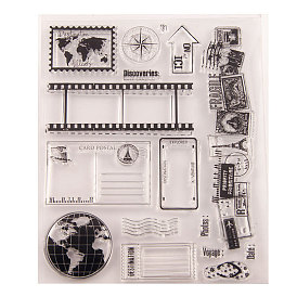 Силиконовые штампы, для diy scrapbooking, фотоальбом декоративный, изготовление карт, штампы