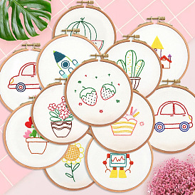 Embroidery DIY Material Pack Cute Casual Children's Handmade Beginner Cross Stitch Kit