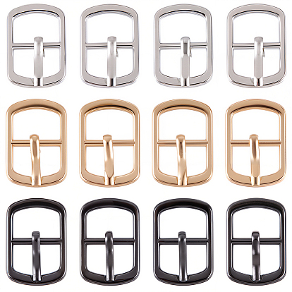 21шт. 3 цвета цинковый сплав роликовые пряжки, прямоугольные