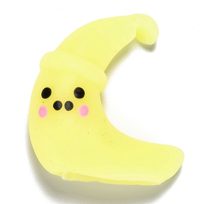 Christmas Theme Moon Shape Stress Toy, Funny Fidget Sensory Toy, for Stress Anxiety Relief