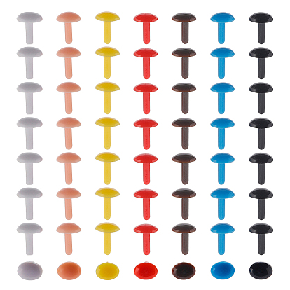 112шт 7 цвета пластиковые кукольные глаза, иглы для валяния глаз, для изготовления кукол