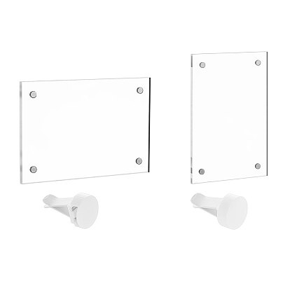 4шт. прямоугольные акриловые магниты на холодильник, аксессуары для домашнего декора, магнитный, 4 Набор самоклеящихся пластиковых зажимов для автомобильных освежителей воздуха на вентиляционные отверстия