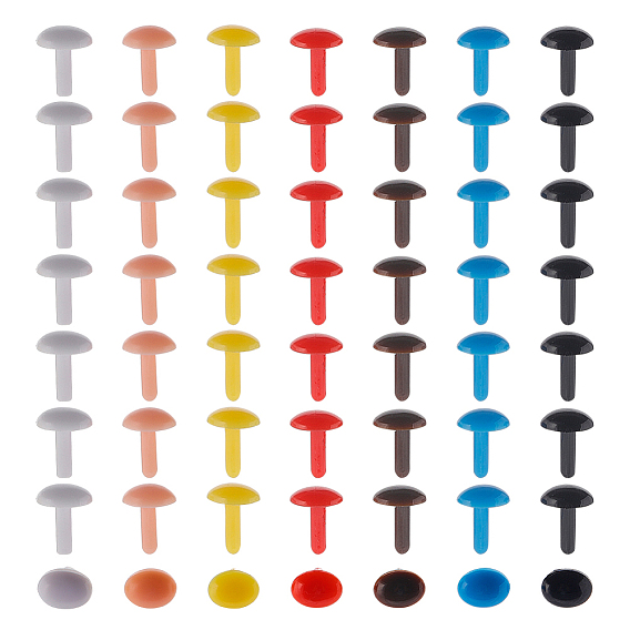 112шт 7 цвета пластиковые кукольные глаза, иглы для валяния глаз, для изготовления кукол