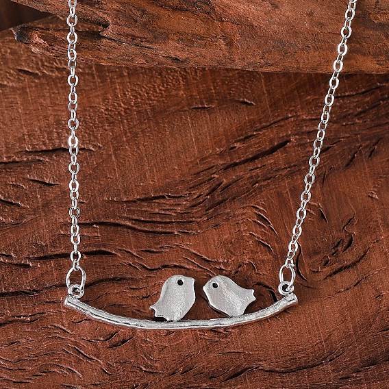 Ожерелья из сплава с подвесками в виде пар птиц для женщин