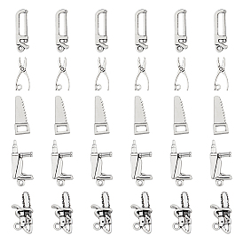 100 шт 5 подвески из сплава в тибетском стиле, бензопила и дрель и плоскогубцы и пила