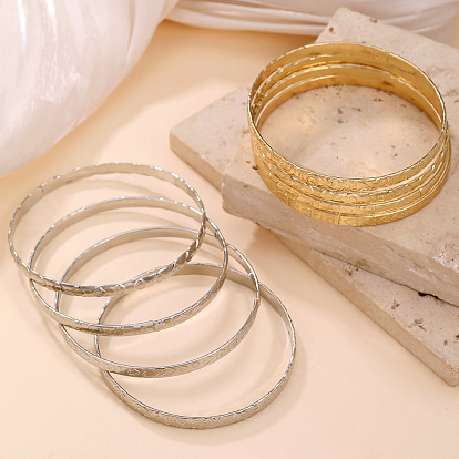 4 шт. 4 стили браслеты из сплава с узором в виде сердца/ромба/цветка для женщин