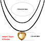 Adjustable Velvet Choker Necklace with Heart Pendant - Minimalist, Fashionable, Trendy.