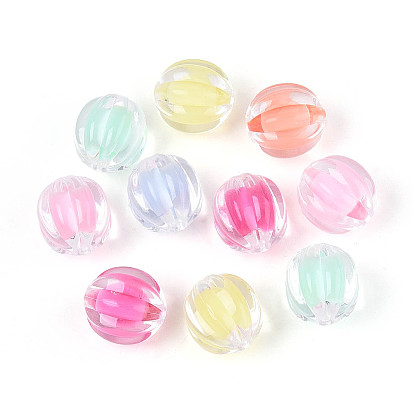 Прозрачные акриловые бусины, бусина в бусине, фонарь