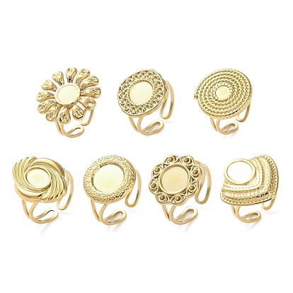 304 палец кольца из нержавеющей стали, реальный 18 k позолоченный