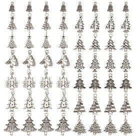 156 шт 13 стили подвески из сплава в тибетском стиле, рождественская елка