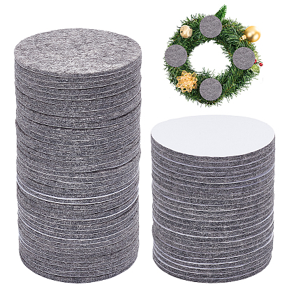 60Pcs Self-adhesive Felt Pad, Round