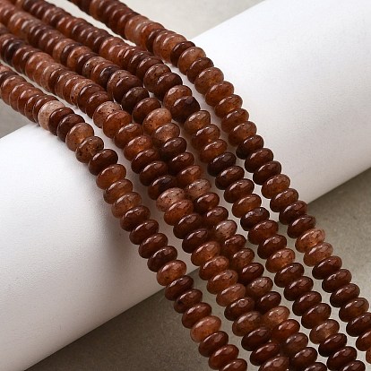 Природных фиолетовых авантюрин бисер нитей, рондель