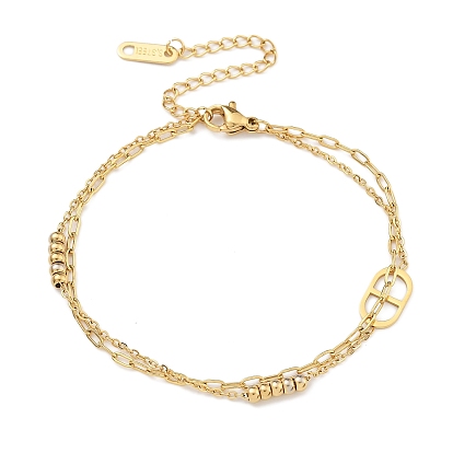 304 многожильные браслеты-цепочки из нержавеющей стали.