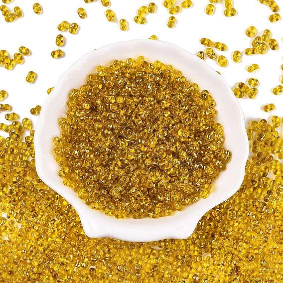 Стеклянные бусины Пикассо, окрашенные распылением, арахис