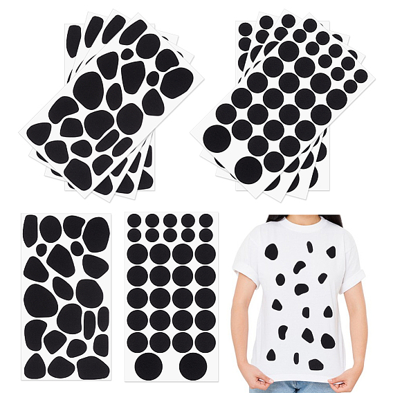 8 листы 2 стили фетровые самоклеящиеся подушечки, для костюмов на Хэллоуин своими руками