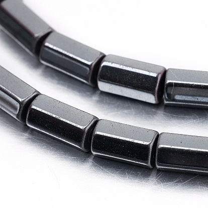 Non-magnetic Synthetic Hematite Beads Strands, Hexagon
